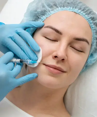 Cheek filler treatment area for mid-face volume in St. Petersburg FL